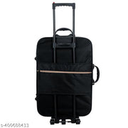 Qurox Medium Check-in Luggage - Storage Trolley Bag (20inch) - Black
