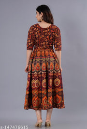 Women's Jaipuri Cotton Printed Kurti