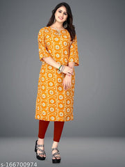 Polyster/Crepe fabric-Banita Drishya Kurtis