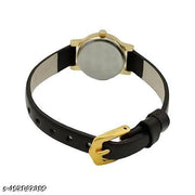 New Classy trending Black-gold analog watch for girls and women