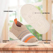 Rotation GLORY-4 Kids Mesh Slip-On Shoes – Beige, Lightweight & Breathable