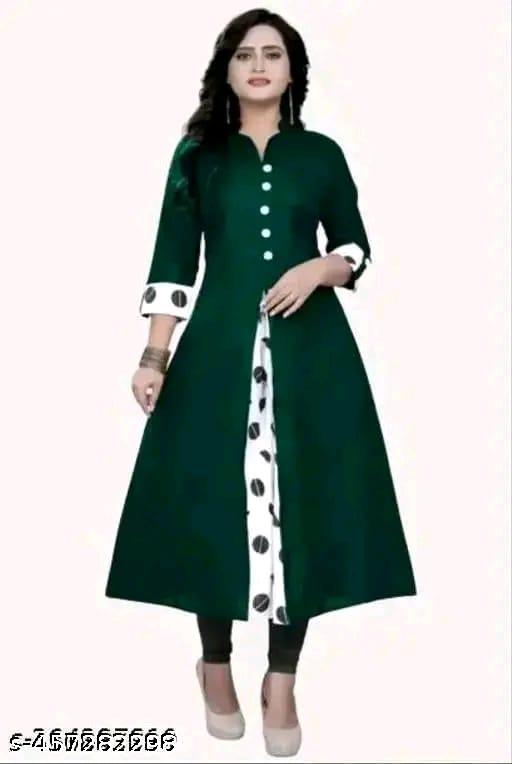 Selfi Cotton Branded Kurti