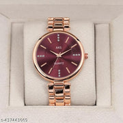 DRS WATCH women watch silver dial rose gold belt metal belt bracelet type watch for girls women watch