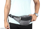 Rockzone-Enterprise-Waist-Bag-For-Men & Women-Leather-Zipper Closure-Adjustable Straps-Stylish waist bag