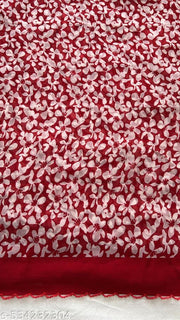 Georgette Printed Saree(With Dori Border)