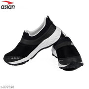 ASIAN Men's FUTURE-04 Black Sports Running Walking & Gym LIghtWeight Stylish Shoes for Boys & Men
