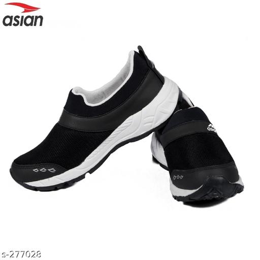 ASIAN Men's FUTURE-04 Black Sports Running Walking & Gym LIghtWeight Stylish Shoes for Boys & Men