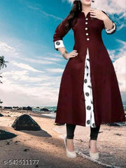 Selfi Cotton Branded Kurti