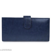 Regular fancy Women's Faux Leather with Zip Pocket, Multiple Card Holders and Pocket Wallet