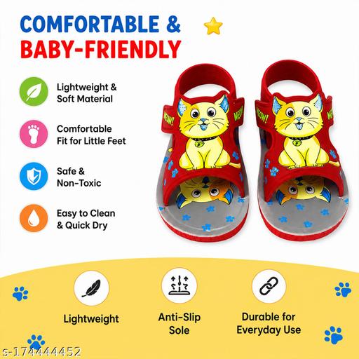 Coolz Kids Chu-Chu Sound Musical First Walking Sandals C-06 for Baby Boys and Baby Girls Age 1-3 Years