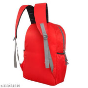 Tense Life Casual Multipurpose Backpack with 15.6" Laptop Compartment (25 ltr) Polyester Backpack for Men and Women, Shoulder Bag for College, Office, Travelling and Camping (Red )