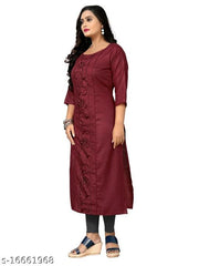 Aagyeyi Women Plus Size Kurtis