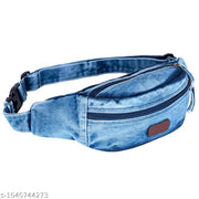 DENIM WAIST BAG | FANNY PACK | BELT BAG | BUM BAG | CROSSBODY SLING BAG | CHEST BAG | WAIST POUCH | TRAVEL BAG | CASUAL DENIM BAG | ZIPPER WAIST PACK | ADJUSTABLE STRAP | UNISEX BAG | DAILY USE | OUTDOOR BAG | LIGHTWEIGHT