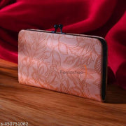 Trendy Classic Wallet For Women Pink