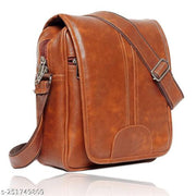 WALLETIN Tan Men & Women Sling Bag