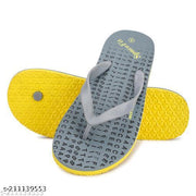 Daily Use Flip Flop Printed Hawai Chapple Slipper For Unisex  (Dark Grey)