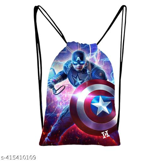 Hemes Printed Dori Bag Drawstring Backpack Small Bag Gym Bag for Everyday Use 12L Backpack