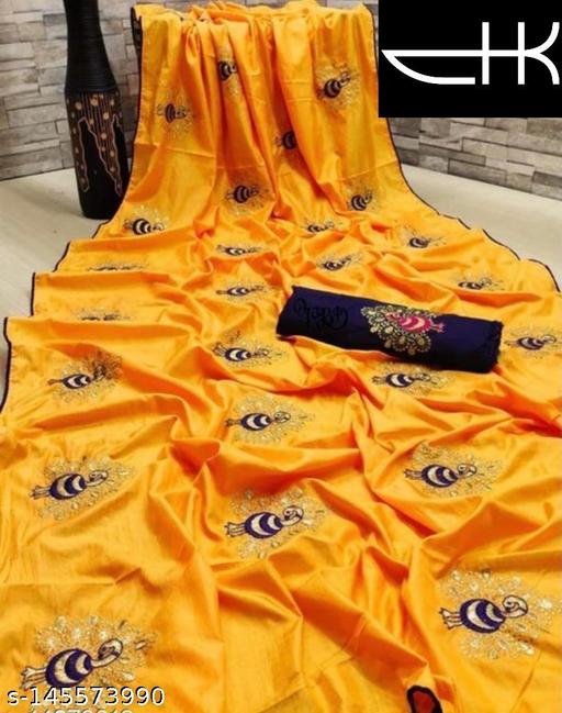 sana silk saree with embroidered work
