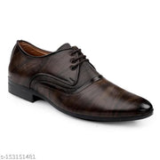 Stylish Men's Syntethic Leather Black Formal Shoes