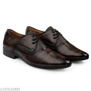 Stylish Men's Syntethic Leather Black Formal Shoes