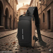 CLASSY FASIONABLE GOOD LOOKING BUSSINES USB PORTAL SHOULDER BAG WAIST USB MULTICOLOURED SLING SHOULDER BAG WITH USB PORT ADVANCE BUSINESS BAG