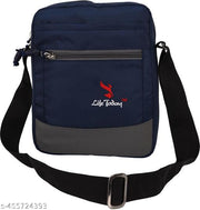 Stylish Nylon Sling Cross Body Travel Office Business Messenger Bag for Men Women