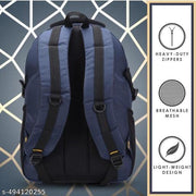 Large 35 L Laptop Backpack unisex Spacy with rain cover and reflective strip with rain cover