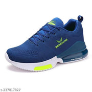 Bersache Lightweight Sports Shoes with High Quality Sole | Comfortable Outdoor, Casual, walking, Gym, Training, Trekking and Hiking Blue Shoes for Men