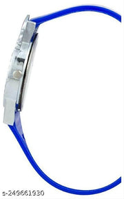 Blue Butterfly Diamond White Dial And Blue Belt Analog Watch For Girls And Women Bracelet Analog Watch For Women And Girls
