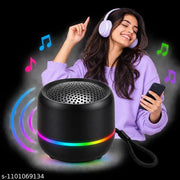 Wireless Bluetooth Speaker with Colorful RGB Light | Compact Portable Music Speaker