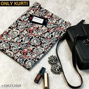 Polyster/Crepe fabric-Kurti For Women