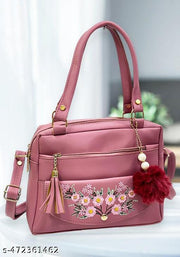 Magnifique Peach Sling Bag - Sleek, Stylish, and Functional