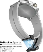 New Edition Grey 22MM Magnetic Buckle SoftSilicone Sport Strap Band For AmazfitGTR 2, GTR 2e, GTR 47MM / NoiseFitEndure, FitEvolve, FitActive Smart Watch For Men Women