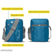 Crossbody Bag with Zipper Pockets