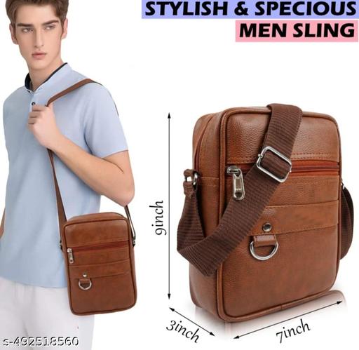 Brown  Sling Bag Mini Size  Sling Bag Men & Women Casual Sling Bag Beown