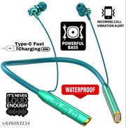 Bt Romeo Neckband Hd Sound & Bass With incoming call Vibration 48hr Playtime  Noiise   C Bluetooth  ( In the Ear)