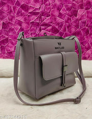 Fancy fashionable women Purple PU sling bags/Premium PU leather sling bags for women/Designer Crossbody sling/Full handwork bag/party wear and wedding bag for women