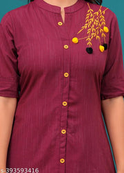 Womens cotton Embroidery Kurti