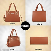 Women's(TAN)Textured  HAND  BAG