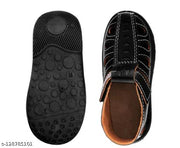 Delta velcro Black Color Casual Sandals For Boys & Girls.