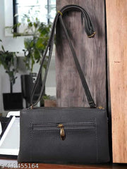 rendy Stylish Leatherette Clutch With Belt For One Side Shoulder Sling Bag For Ladies & Girl College