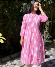 ikkat kurta