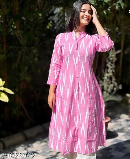 ikkat kurta