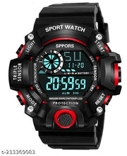 Army Kids-Boys Black Silicon Casual Sports Watches