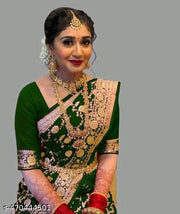 FANCY Exclusive Banarasi Silk Saree With Blouse piece
