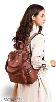 Premium Women Backpack | Waterproof Stylish Office College & Travel Bag
