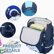 LATIQ MART Kids Cartoon School Bag Astronaut Design Nursery Cute Stylish Birthday Gift Waterproof Backpack Breathable Tuition Shoulder Bags for Girls And Boys 6-12 Years