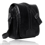 WALLETIN Black Men & Women Sling Bag