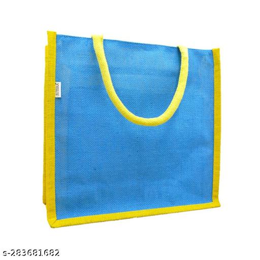 Juteka Multicolor, Eco Friendly, Multipurpose Jute Bag with Zipper Closure