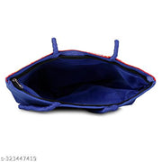 Royal Looking Cotton Traditional Ethnic Rajasthani Jaipuri Embroidered Handbag (Blue)